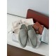 로로 피아나 Loro Piana Babouche Walk Loafers Suede FAM3488