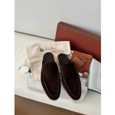 로로 피아나 Loro Piana Babouche Walk Loafers Suede FAM3488