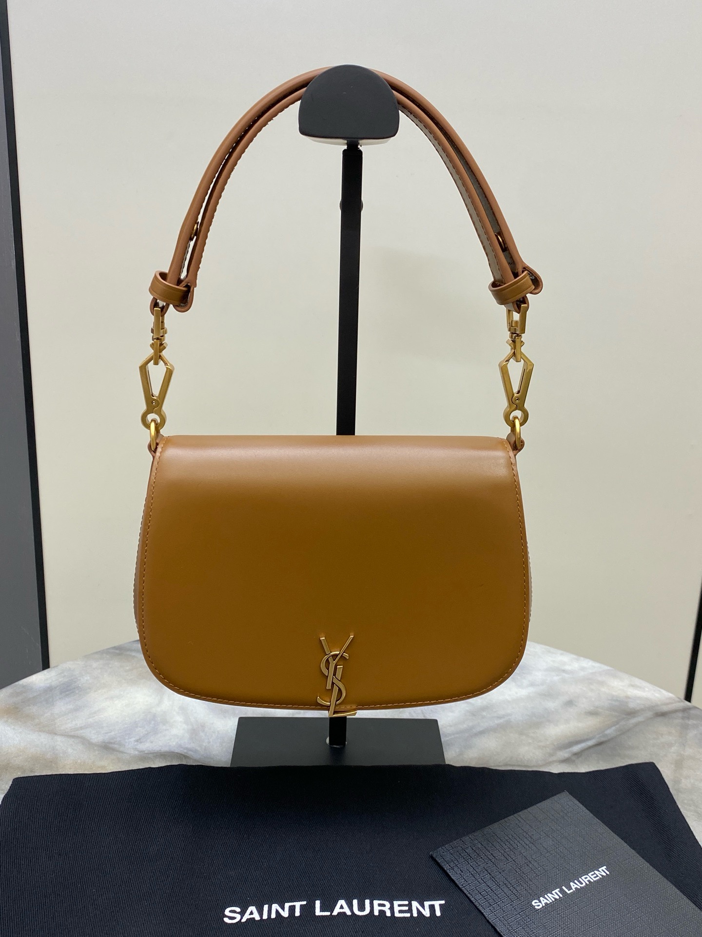 생로랑 Saint laurent/YSL 800846 Voltaire Top Handle Bag in Box DK Toffee