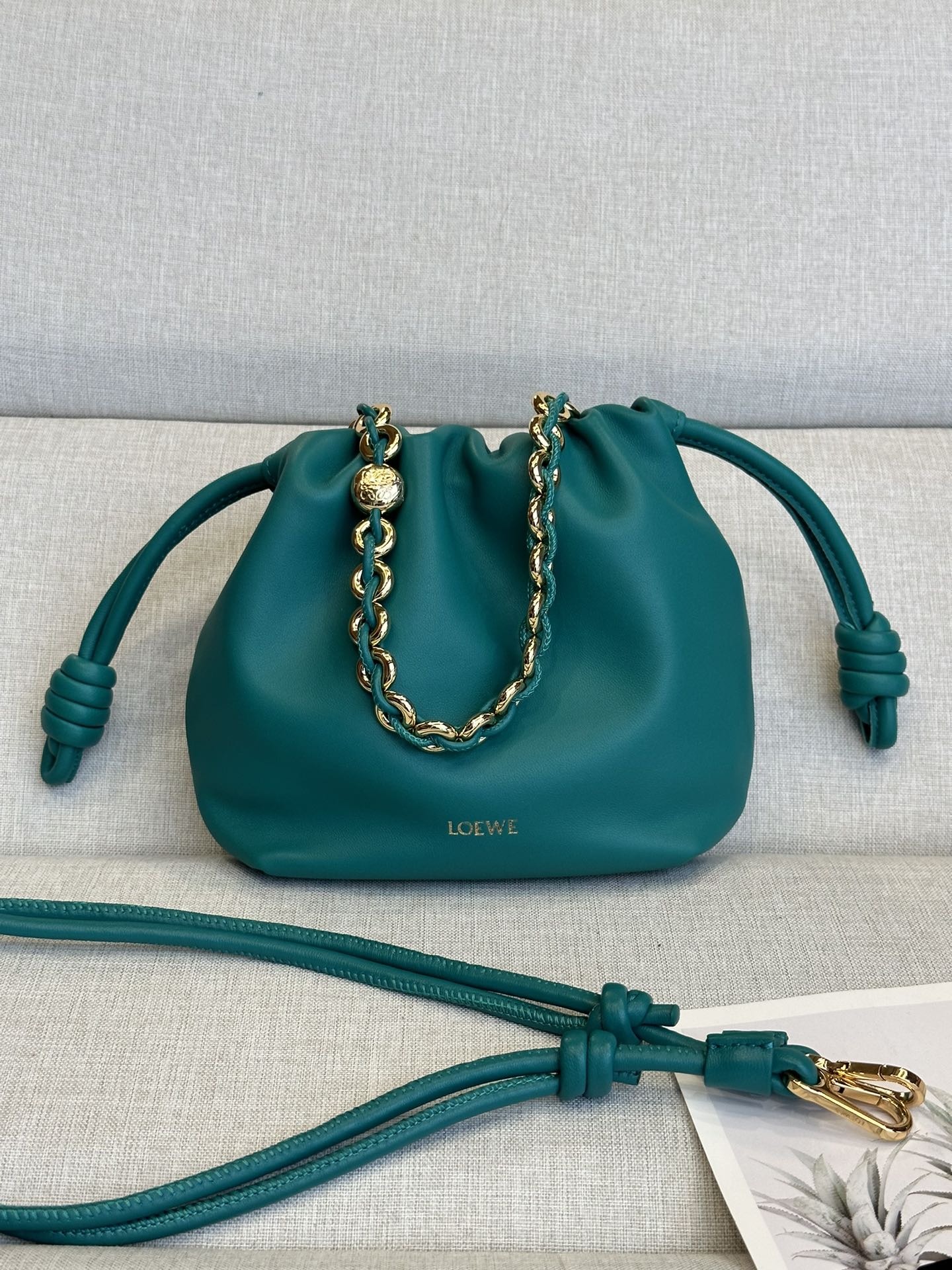 로에베 Loewe Flamenco 1773 클러치 23cm