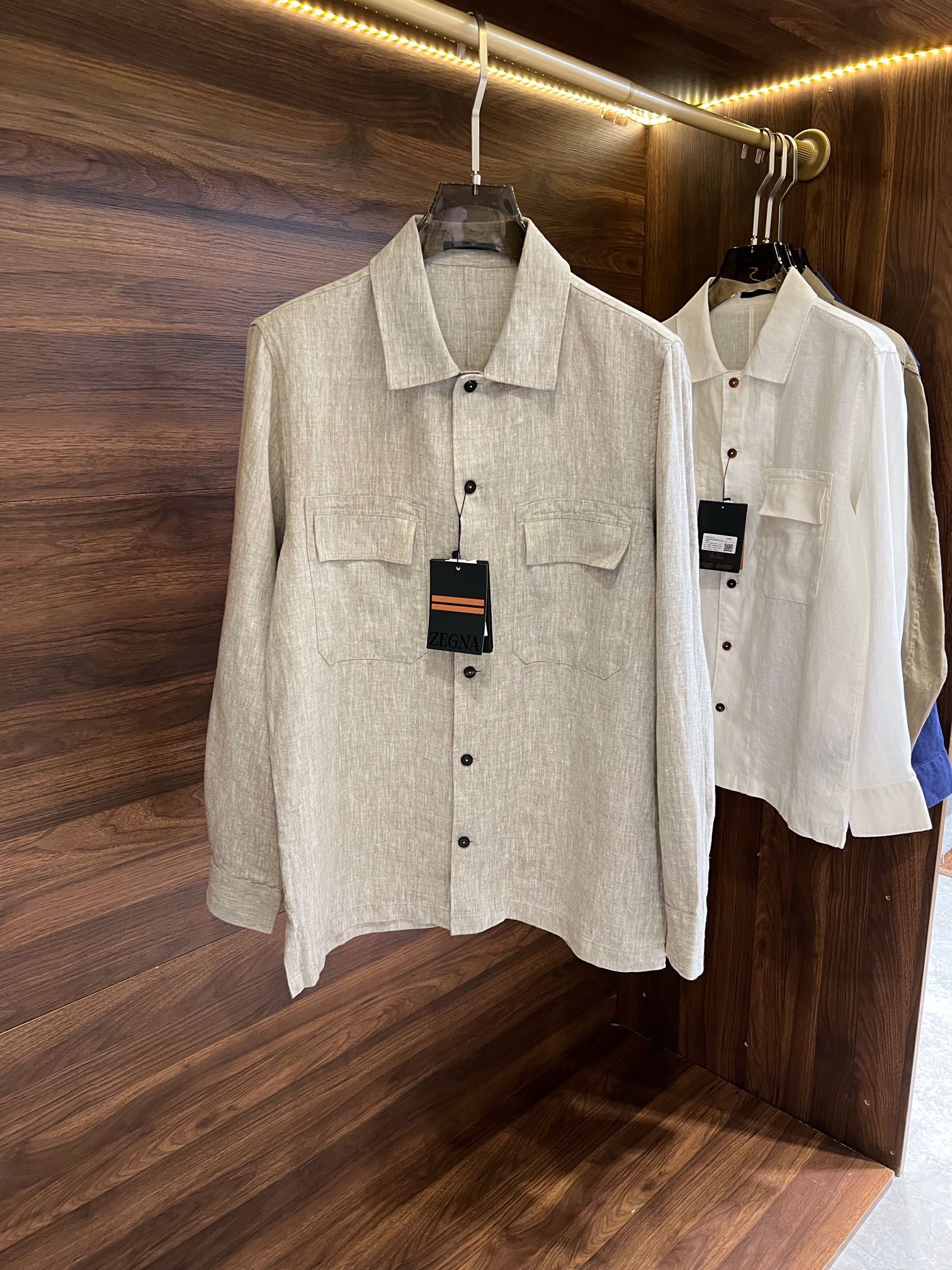 제냐 Zegna 긴팔 셔츠