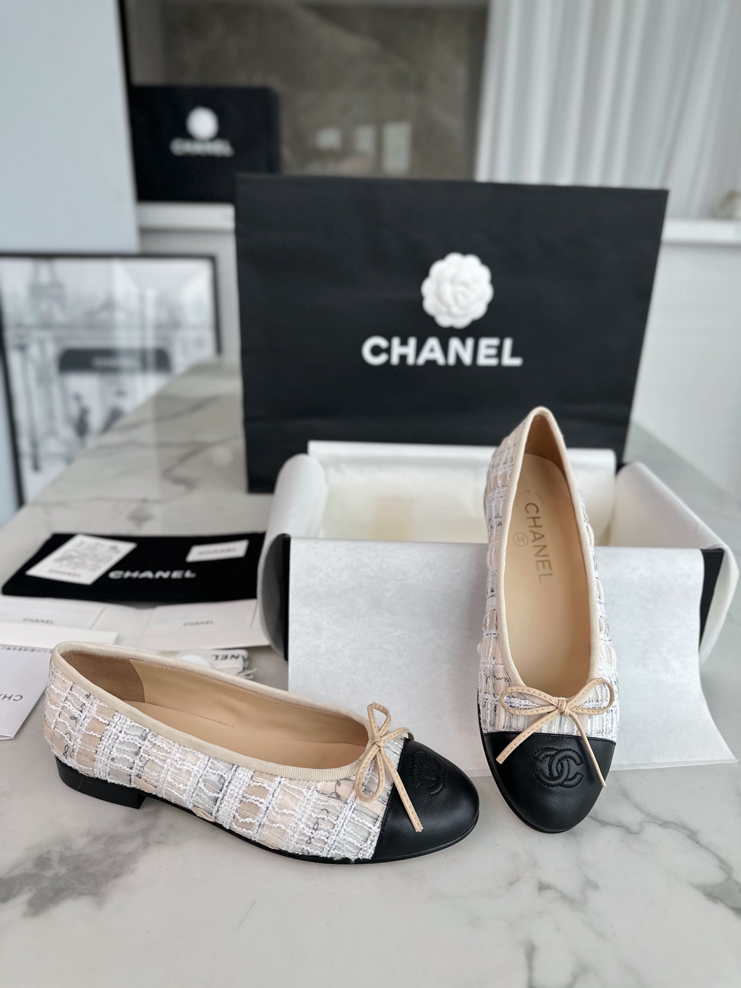 샤넬 CHANEL 발레 슈즈