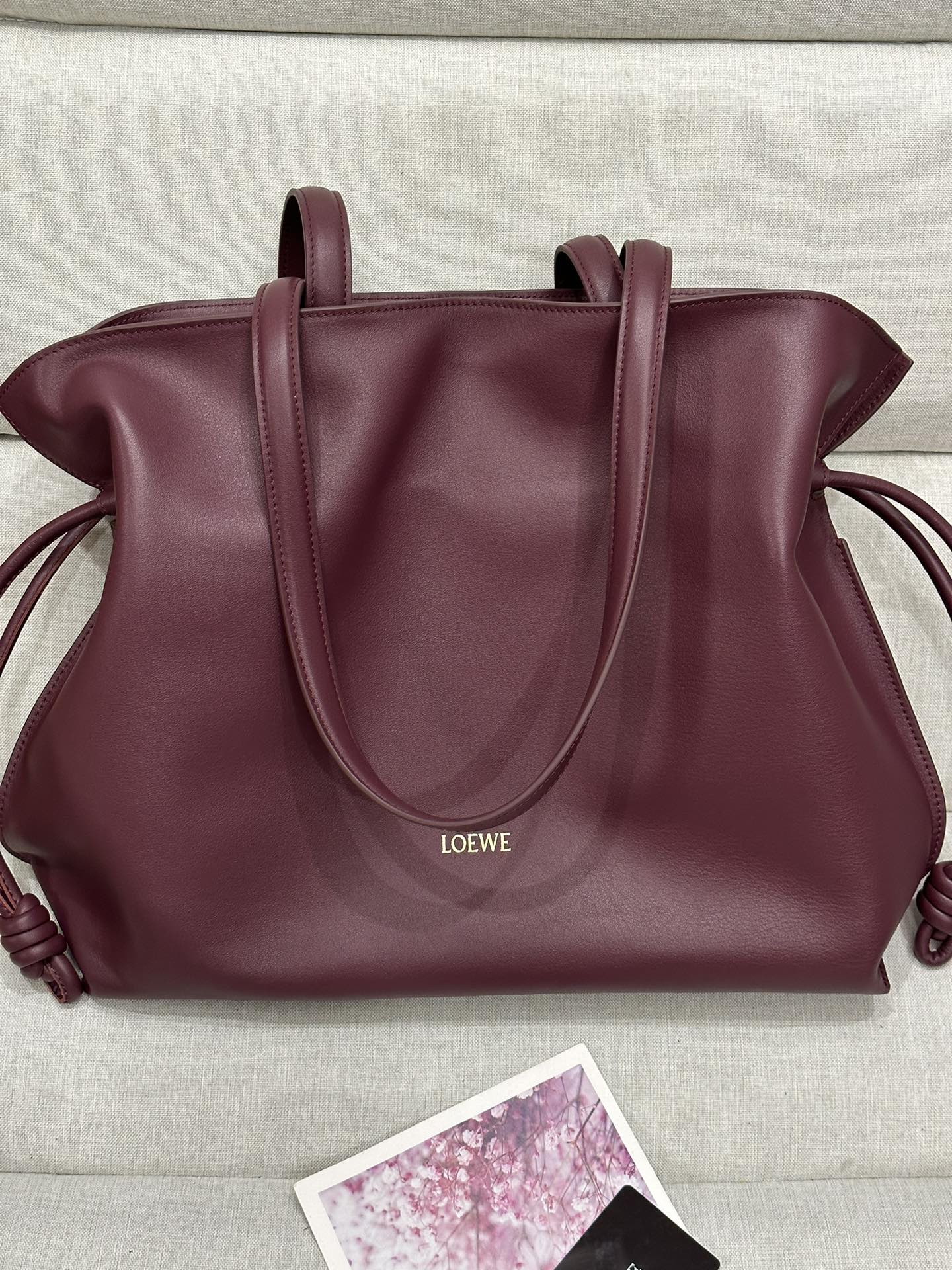 로에베 Loewe Flamenco 11049A 클러치 38cm
