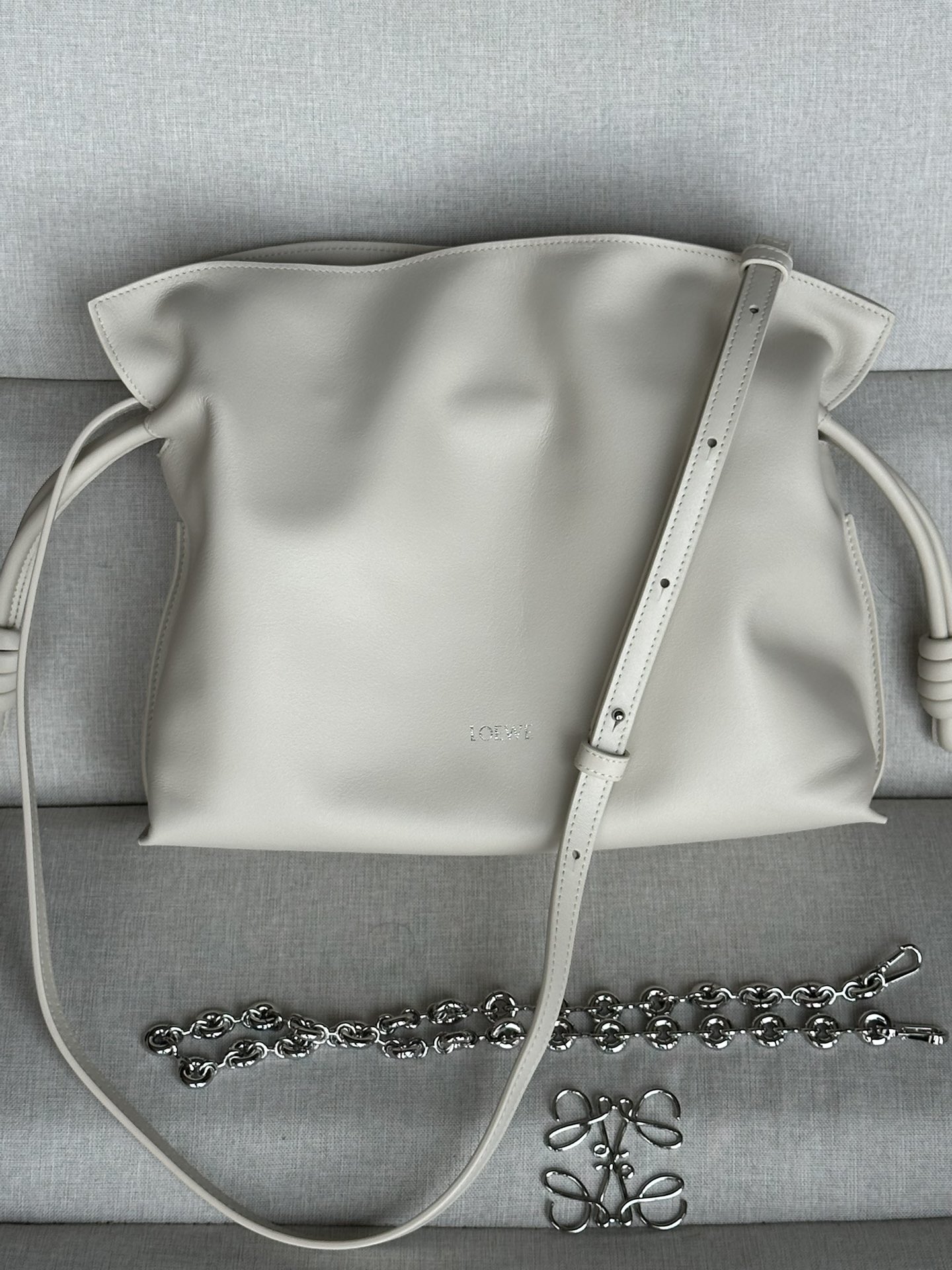 로에베 Loewe Flamenco 11050A 클러치 30cm