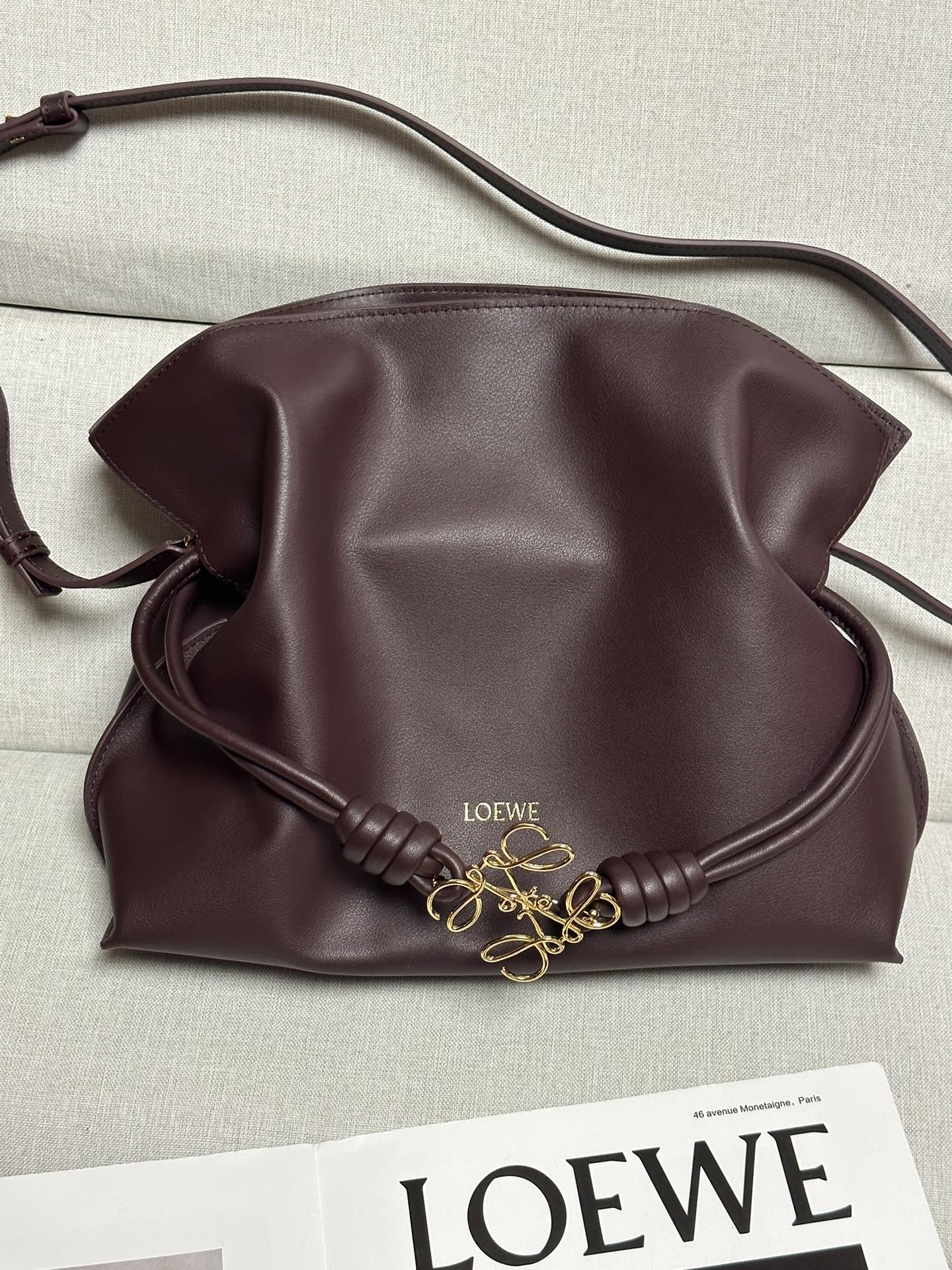 로에베 Loewe Flamenco 11050A 클러치 30cm