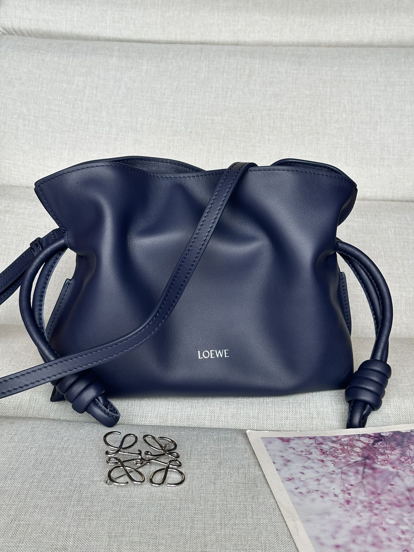 로에베 Loewe Flamenco 11050S 클러치 23.9cm