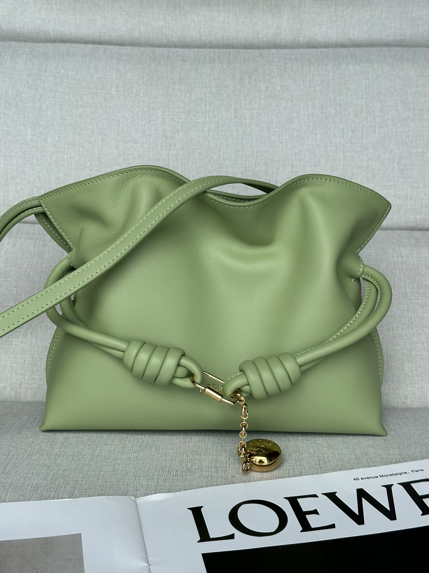 로에베 Loewe Flamenco 11050S 클러치 23.9cm