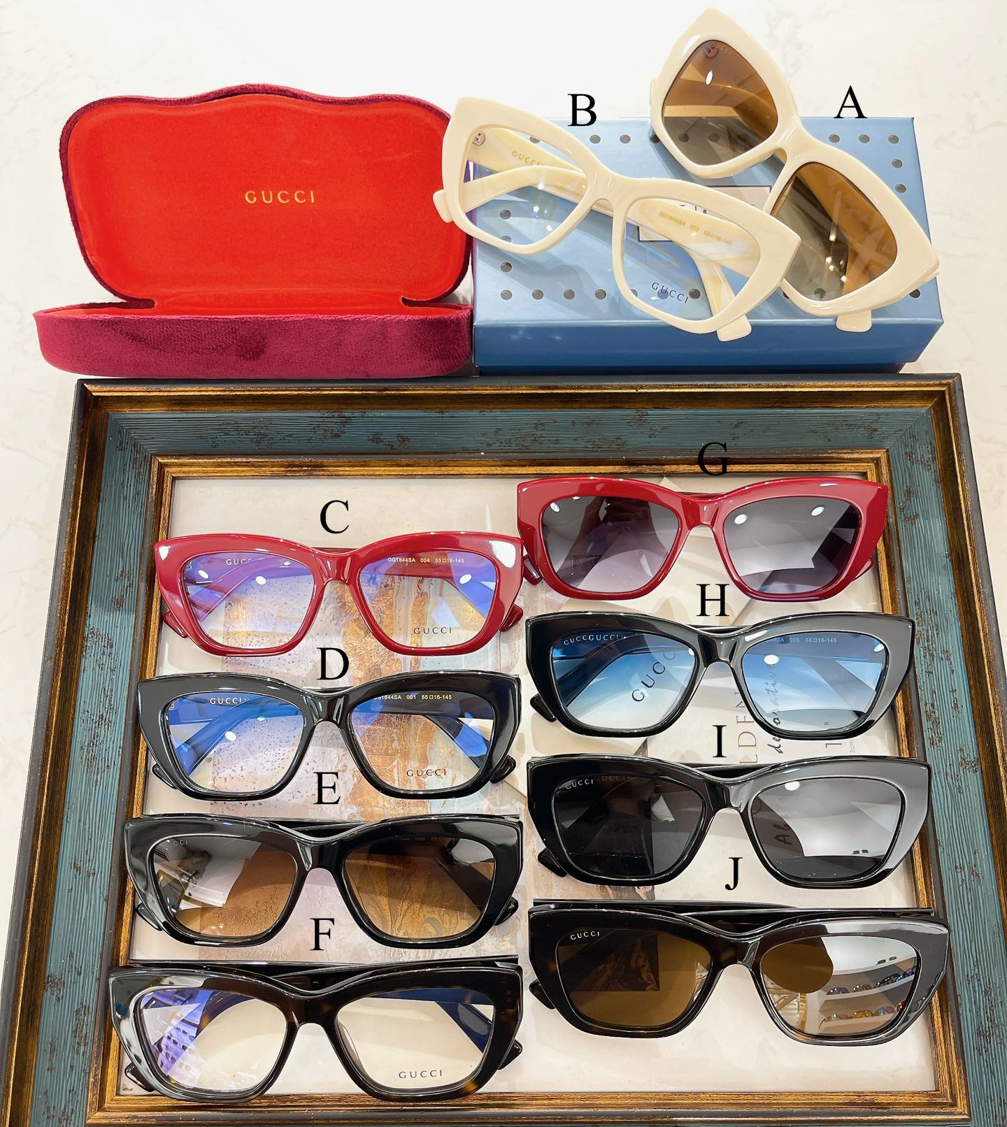 구찌 Gucci GG1844SA 55口16-145