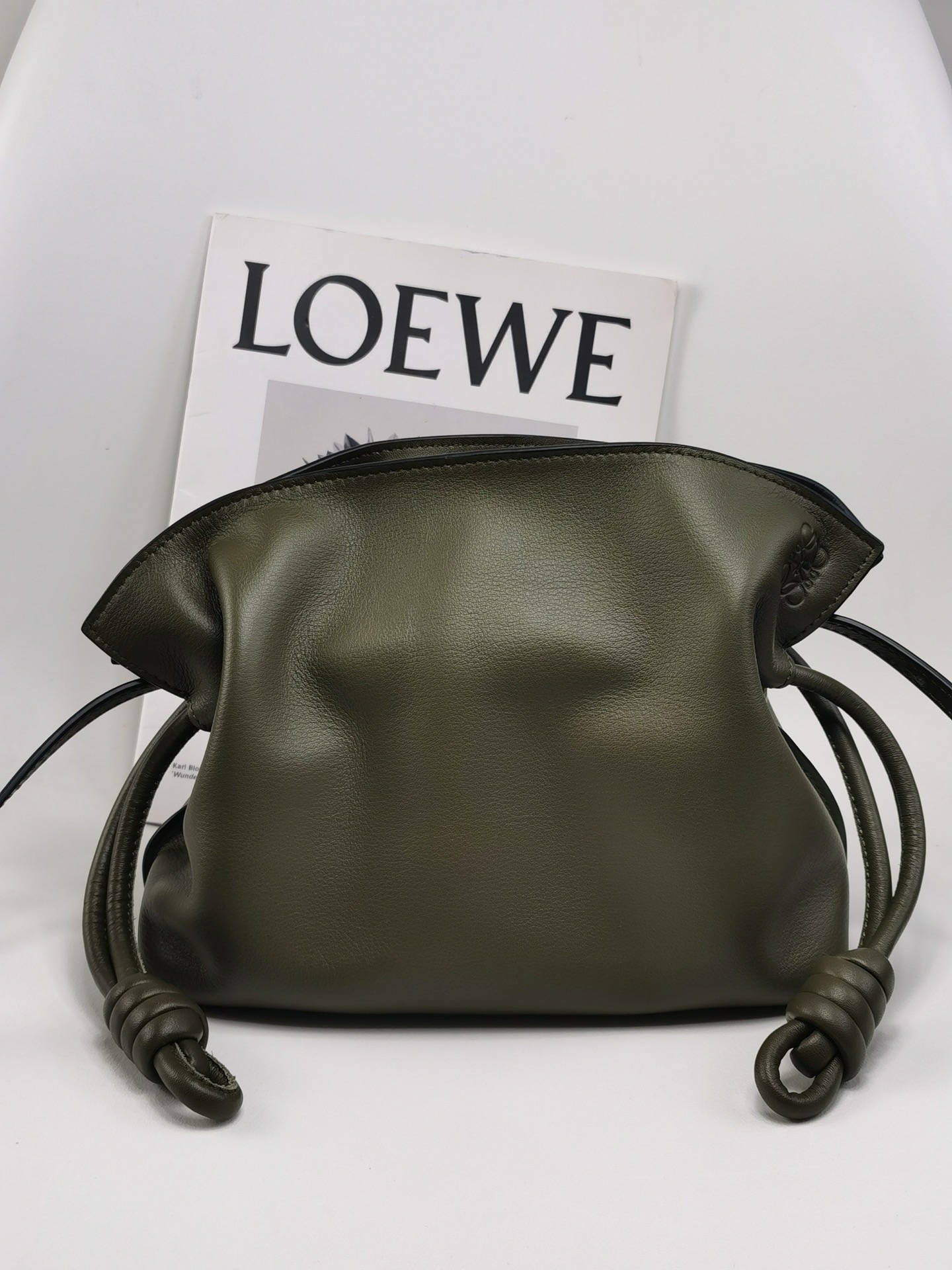 로에베 Loewe Flamenco 11046A 클러치 30cm