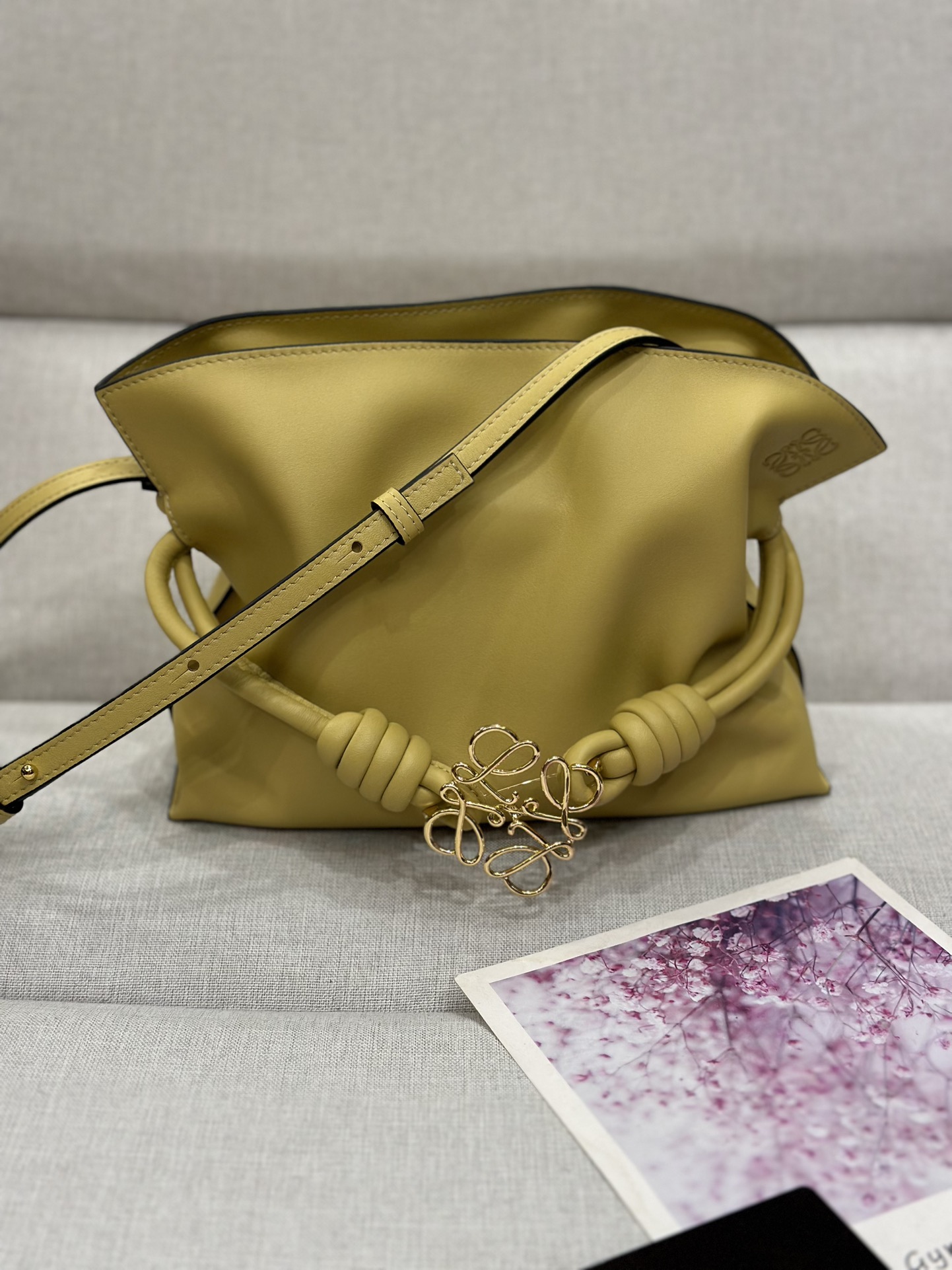 로에베 Loewe Mini Flamenco 11046S 클러치 23cm