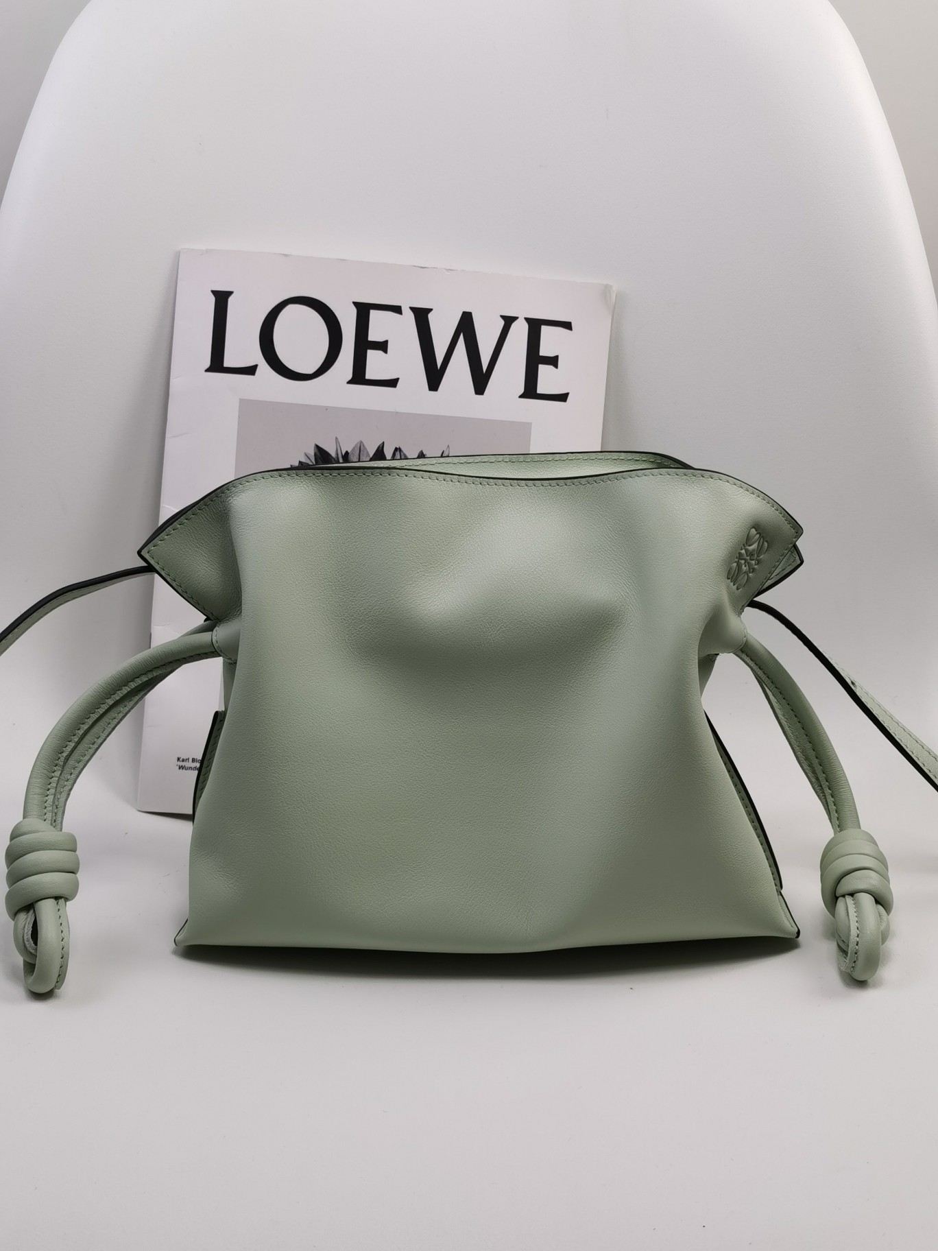 로에베 Loewe Mini Flamenco 11046S 클러치 23cm