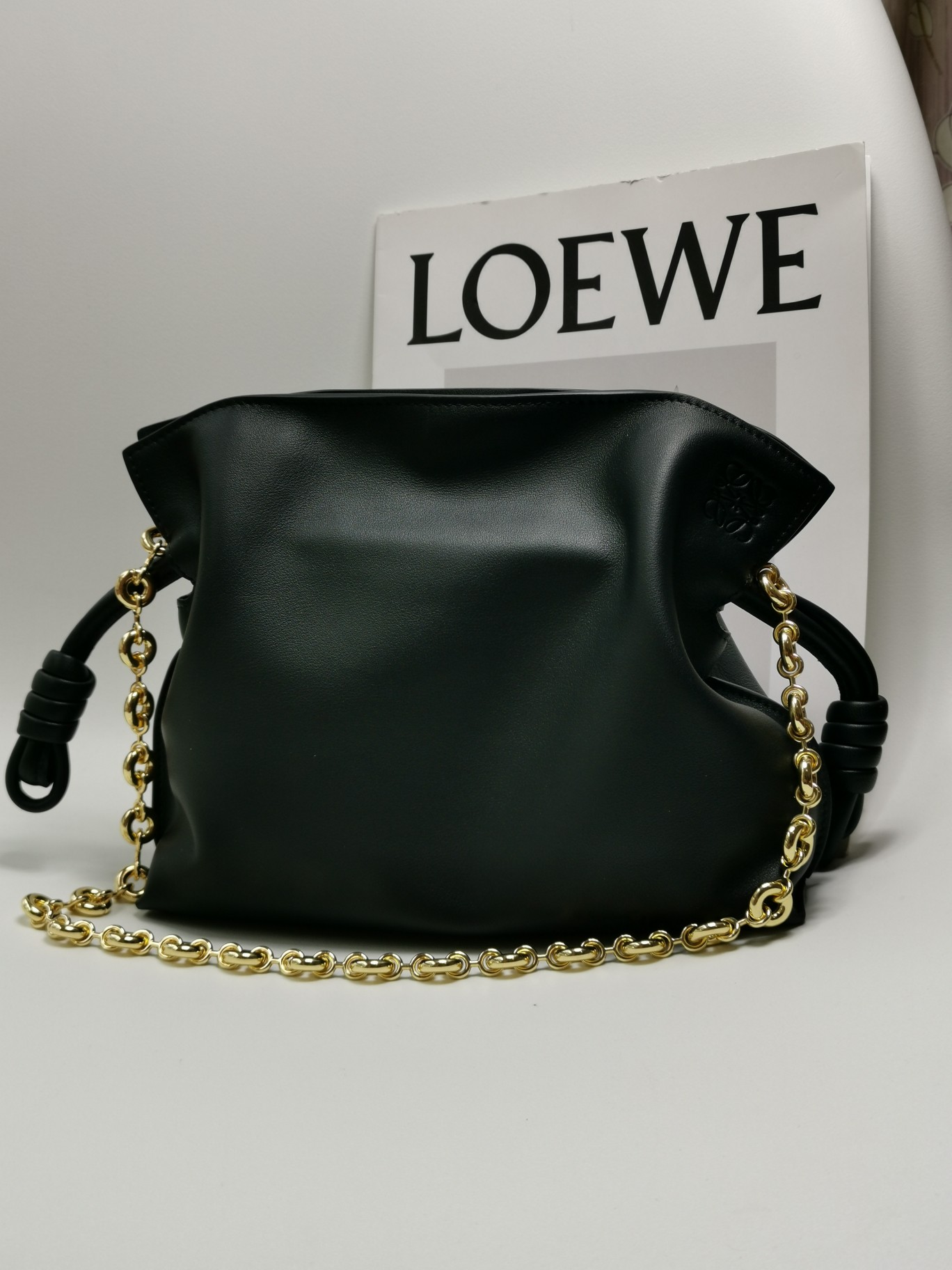 로에베 Loewe Flamenco 11046D 클러치 23cm