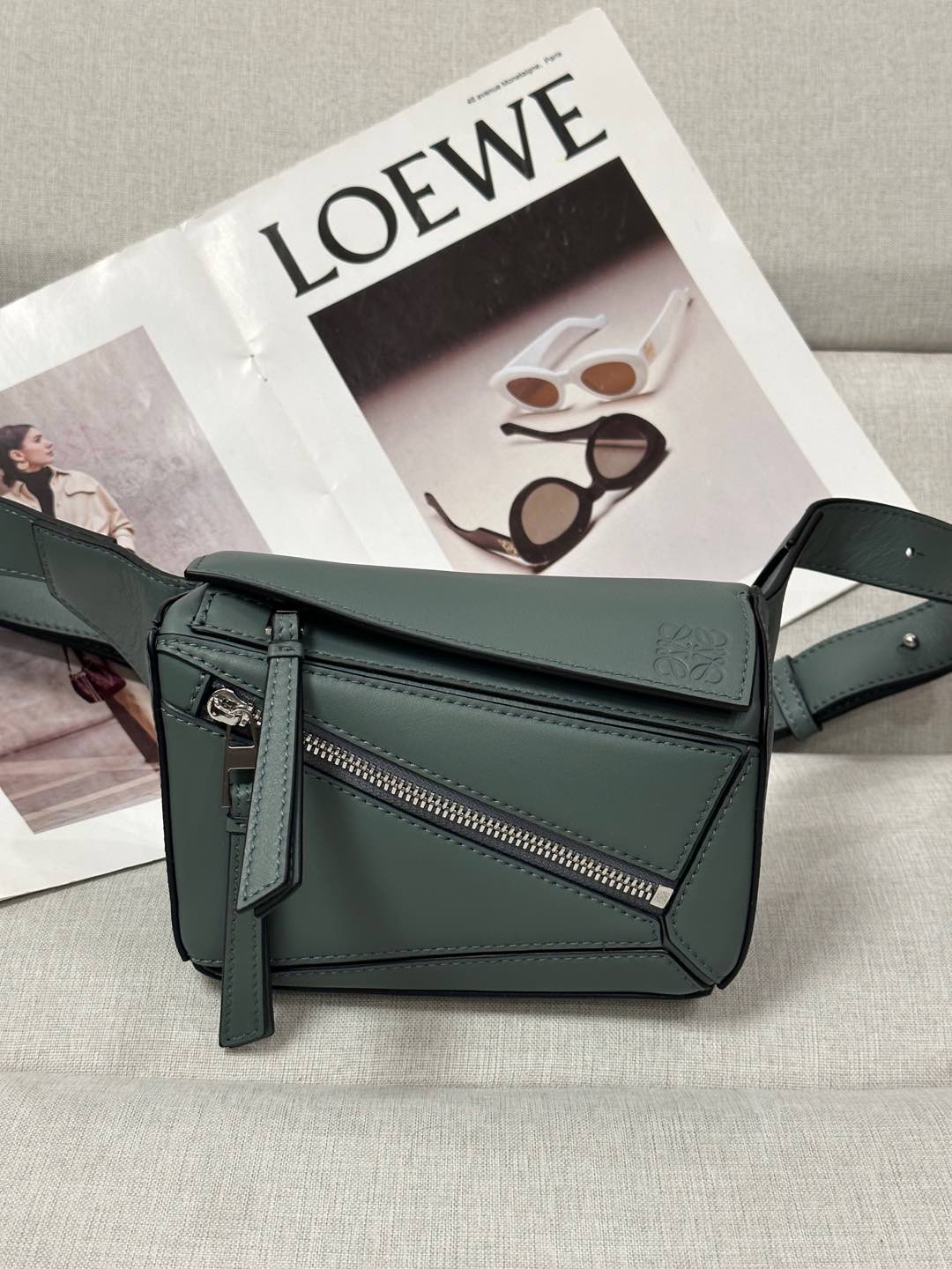 로에베 Loewe 6002 Mini Puzzle 벨트 백 18cm