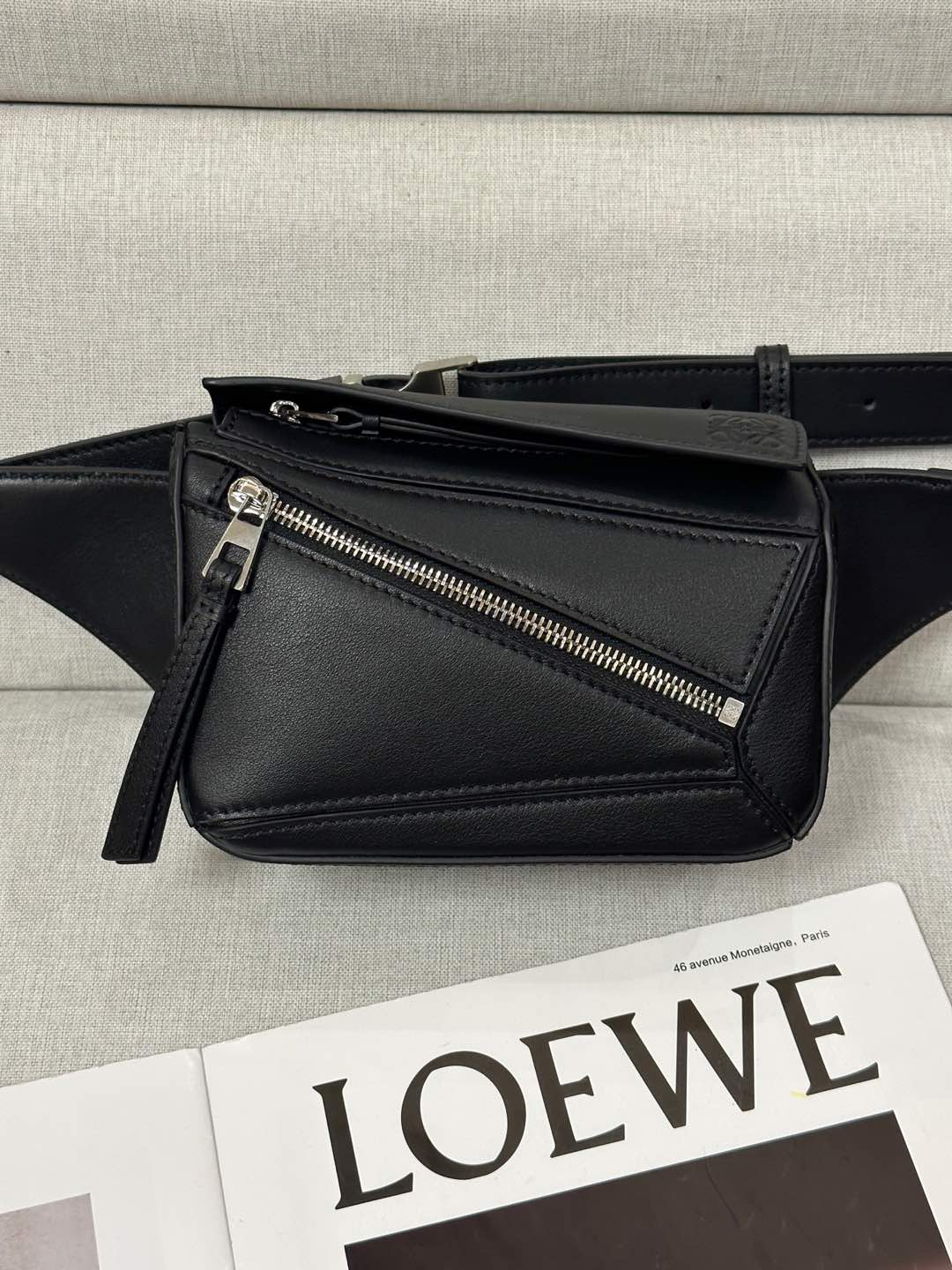 로에베 Loewe 6002 Mini Puzzle 벨트 백 18cm