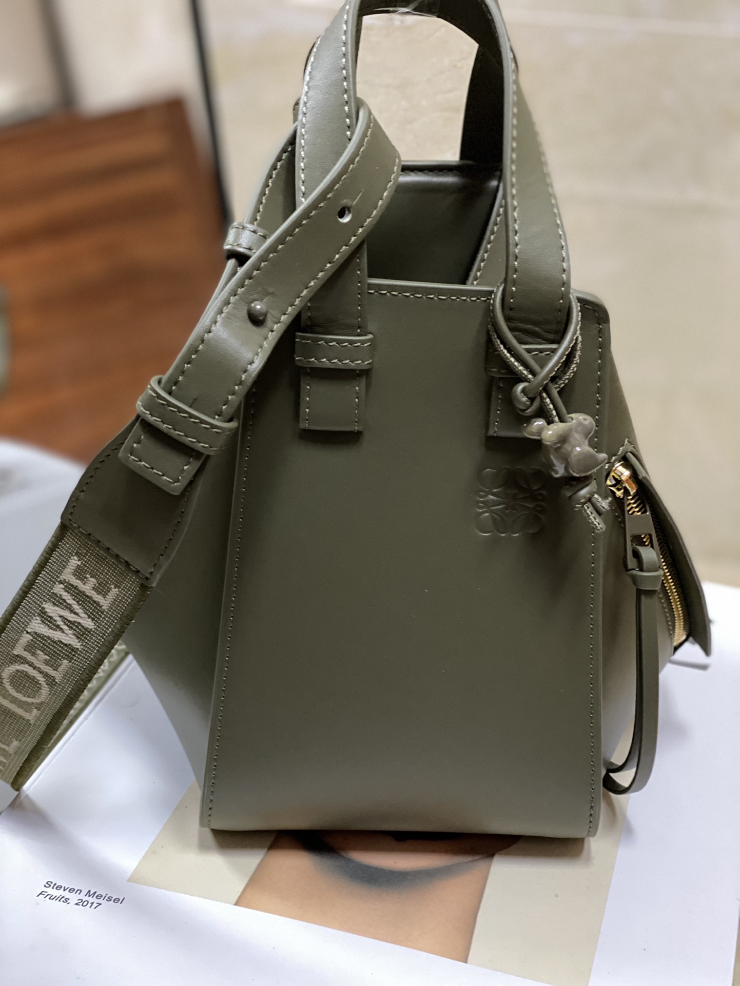 로에베 Loewe 1202 Hammock Bag 19.5cm