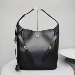 발렌시아가 Balenciaga 805758 Bel Air Large Hobo Bag Black 37cm