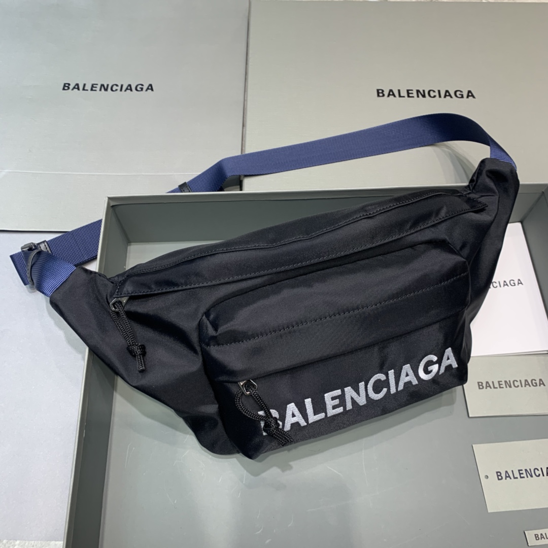 발렌시아가 Balenciaga 180613 Wheel Logo 벨트 백