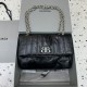 발렌시아가 Balenciaga Monaco Small Quilted Chain Bag Black 27.9cm