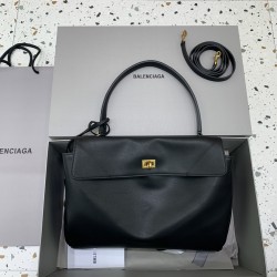 발렌시아가 Balenciaga 78972 Rodeo Medium Bag Black 35cm