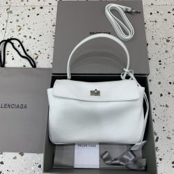 발렌시아가 Balenciaga 78972 Rodeo Small Bag White 29cm