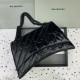 발렌시아가 Balenciaga Crush Large Chain Bag Black 40cm