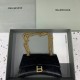 발렌시아가 Balenciaga Crush Small Chain Bag Black 25cm