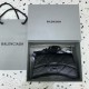 발렌시아가 Balenciaga Crush Mini Chain Bag Black 21cm