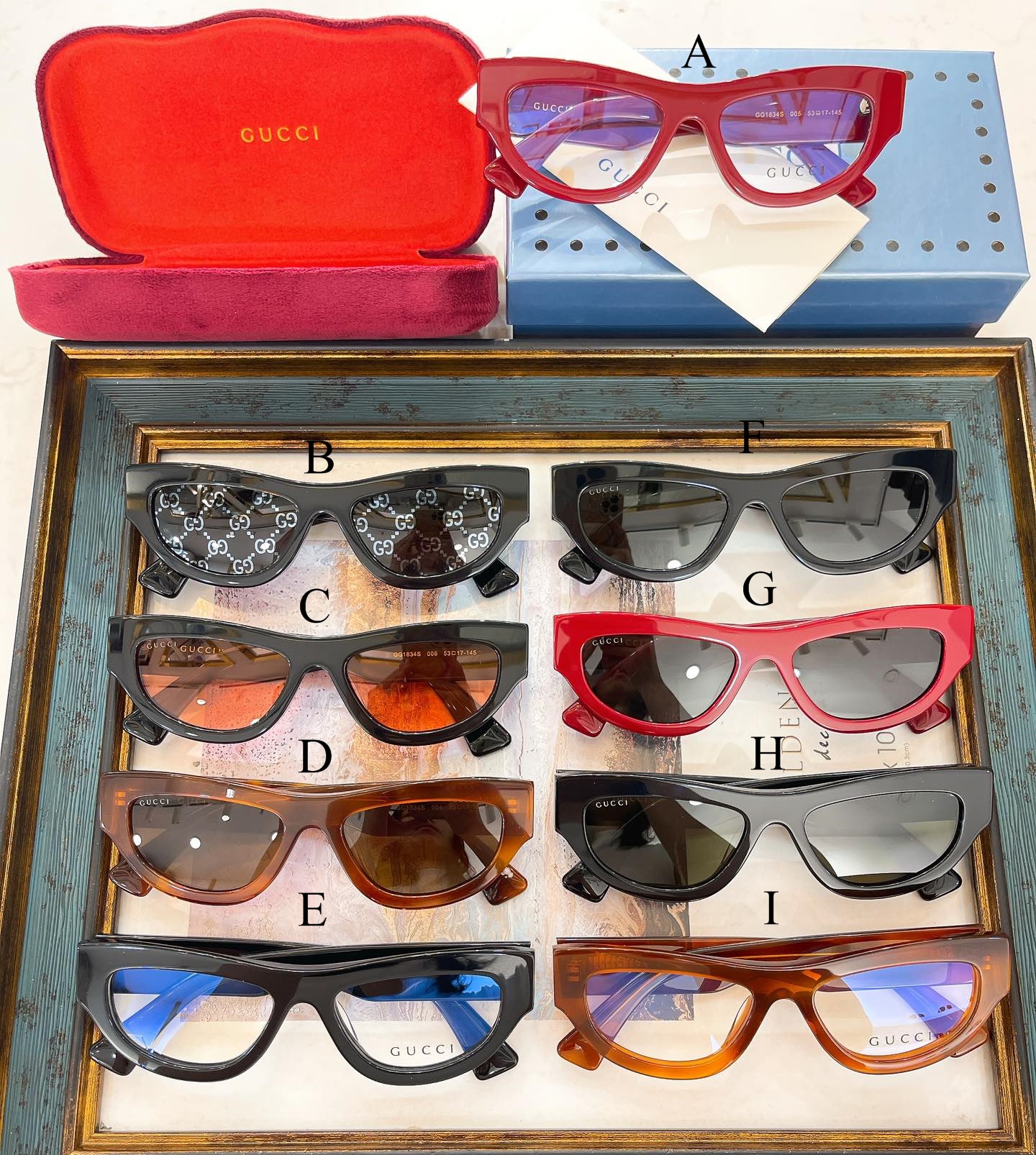 구찌 Gucci GG1834S 53口17-145