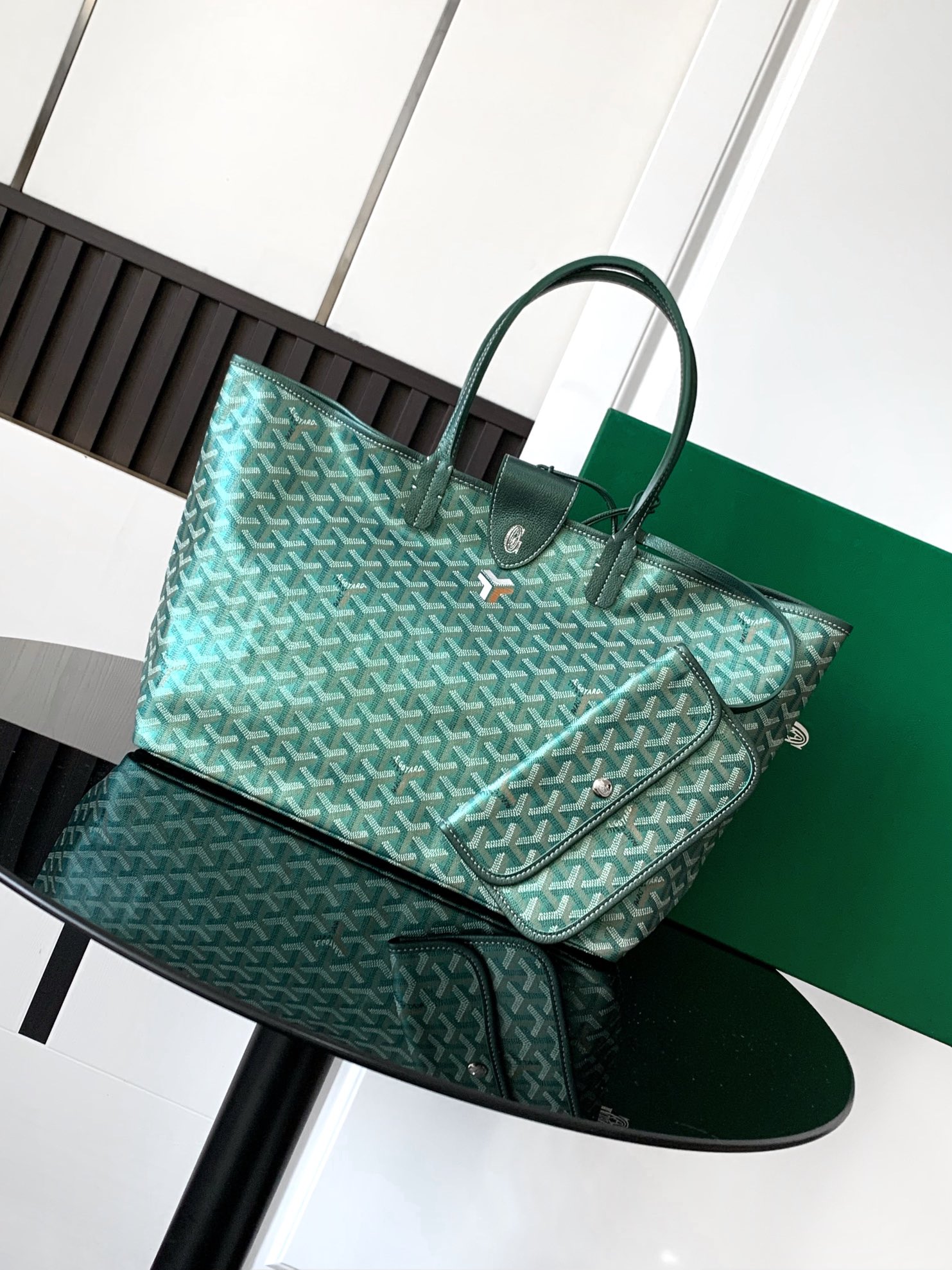 고야드 Goyard 02050 토트 백 28cm