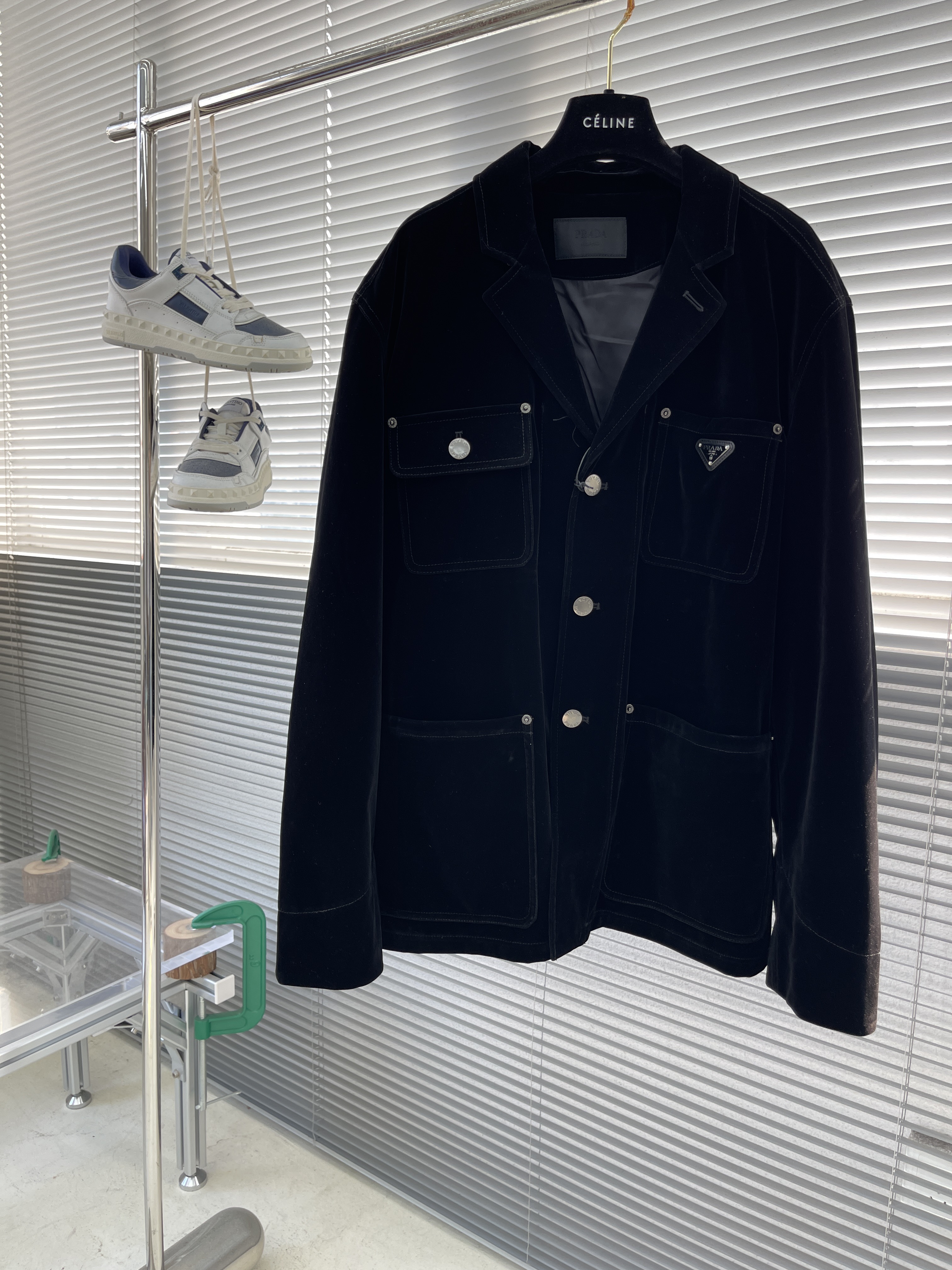 프라다 Prada 데님 재킷