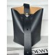 로에베 Loewe 332 Medium Pebble Bucket Bag Black