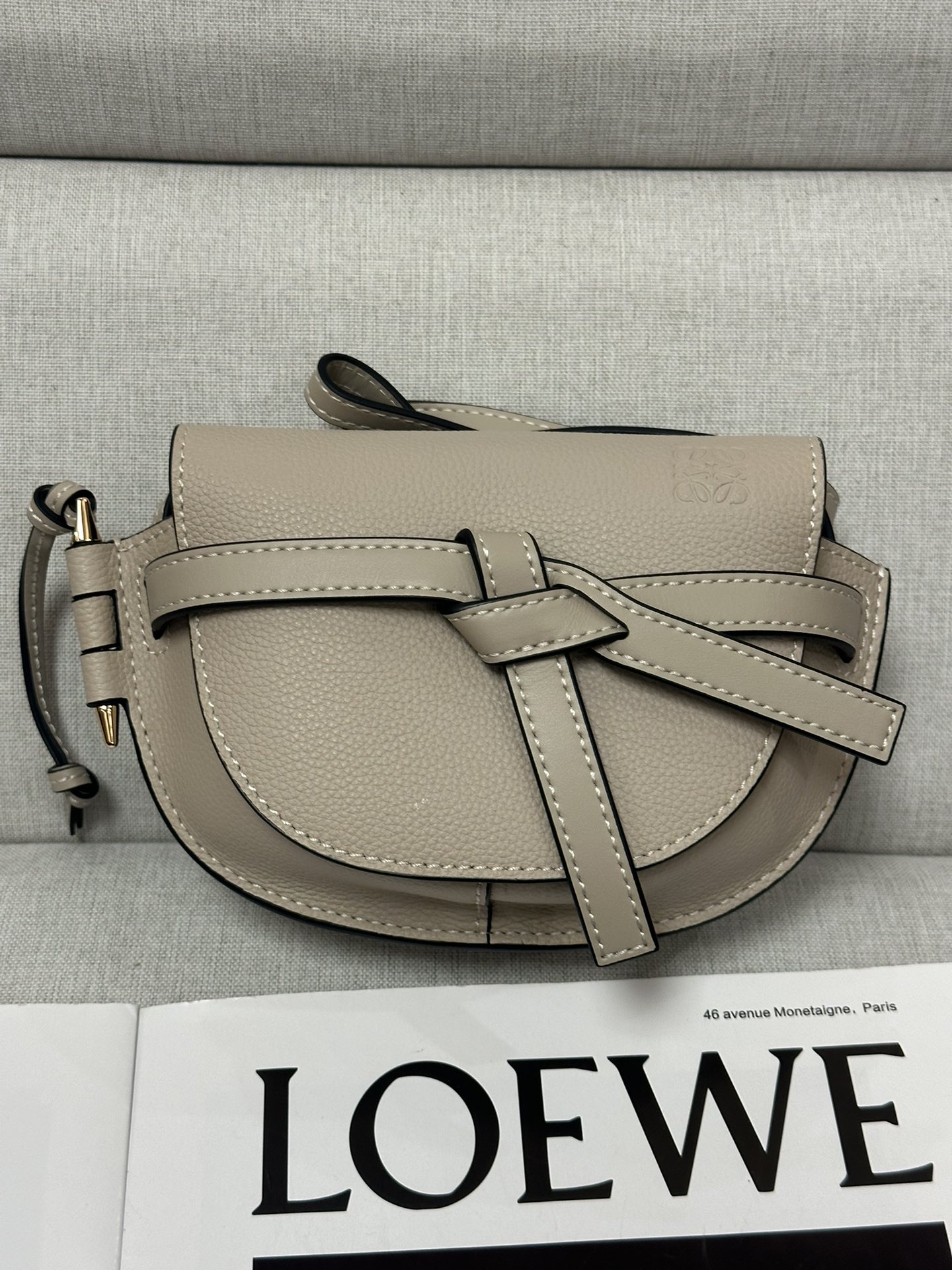 로에베 Loewe 56t18 Mini Gate Dual Bag 15cm