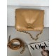 로에베 Loewe 9803 Puffer Goya Bag In Shiny Nappa Lambskin Oak