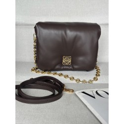 로에베 Loewe 9803 Puffer Goya Bag In Shiny Nappa Lambskin