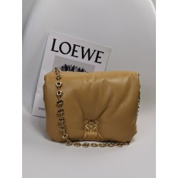 로에베 Loewe 9801 Puffer Goya Bag In Shiny Nappa Lambskin