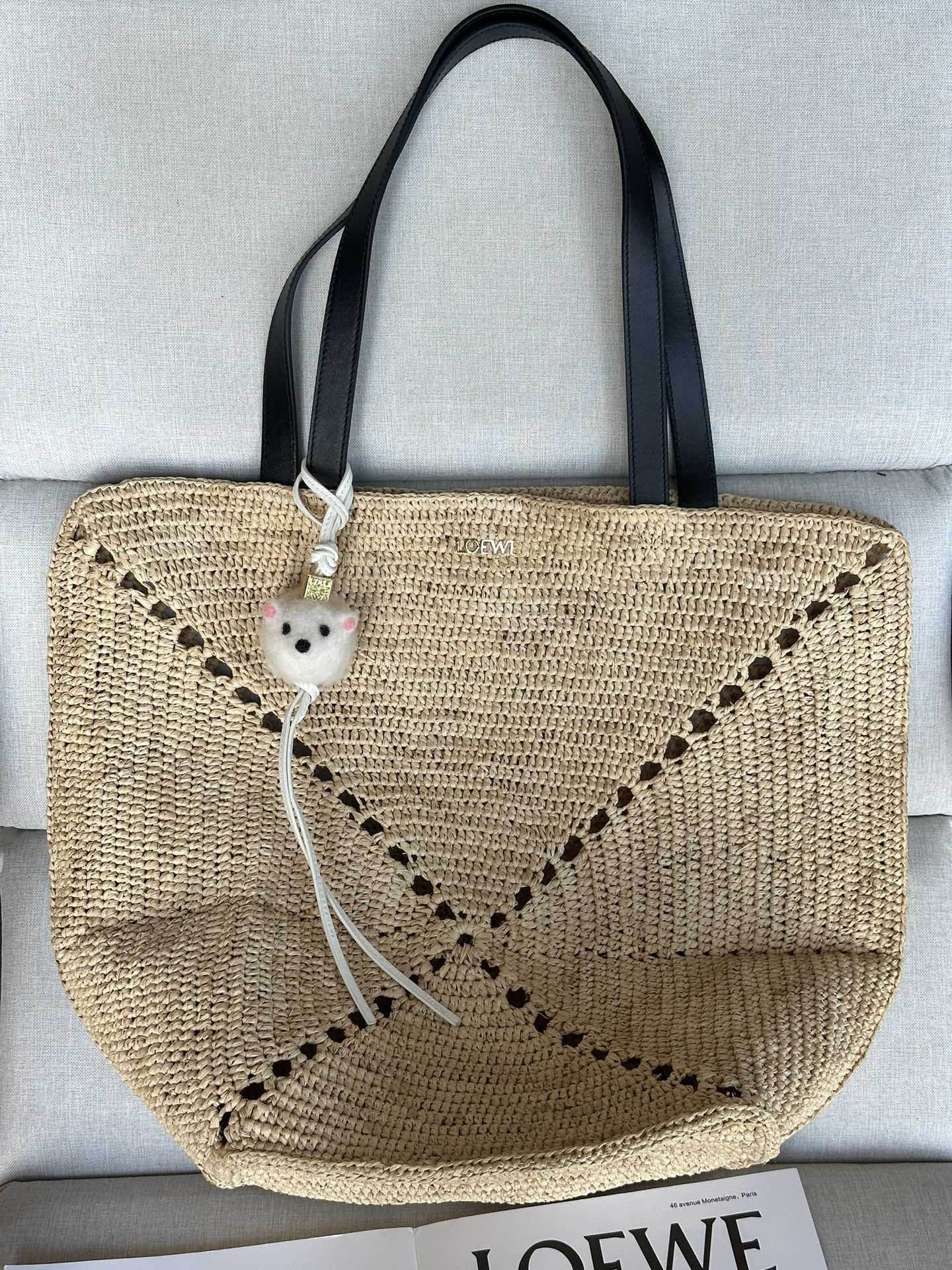 로에베 Loewe 1761 Large Puzzle Fold Tote 42cm