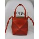 로에베 Loewe 1763 Mini Puzzle Fold Tote Bag in Shiny Calfskin