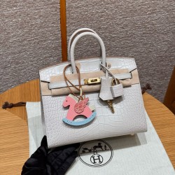 에르메스 Hermes Birkin 20cm Matte Alligator 8L Beton/gold