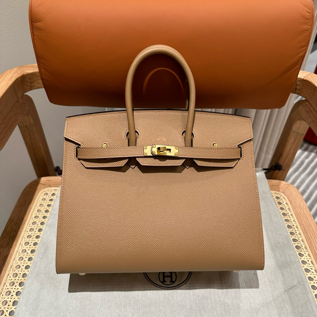 에르메스 Hermes Birkin 25cm Epsom 0M Chai/gold
