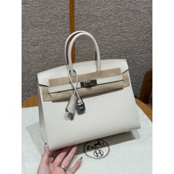 에르메스 Hermes Birkin 25cm Epsom 10 Craie/silver
