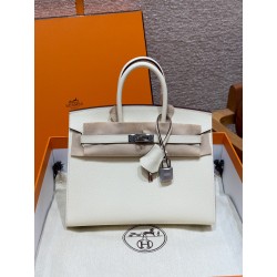에르메스 Hermes Birkin 25cm Epsom i2 nata/silver