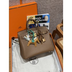에르메스 Hermes Birkin 25cm Epsom Retourne 3G Alezan/gold