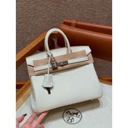 에르메스 Hermes Birkin 25cm Swift 0T Mushroom/silver