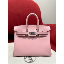 에르메스 Hermes Birkin 25cm Swift 5P Pink/silver