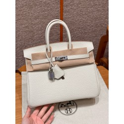 에르메스 Hermes Birkin 25cm Togo 0T Mushroom/silver
