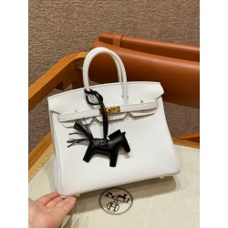 에르메스 Hermes Birkin 25cm Togo 01 Blanc/gold