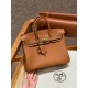 에르메스 Hermes Birkin 25cm Togo 1H Toffee/gold