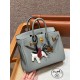 에르메스 Hermes Birkin 25cm Togo 4Z Gris Mouette/gold