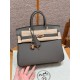 에르메스 Hermes Birkin 25cm Togo 8F Etain/Rose gold