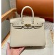 에르메스 Hermes Birkin 25cm Togo 10 Craie/gold